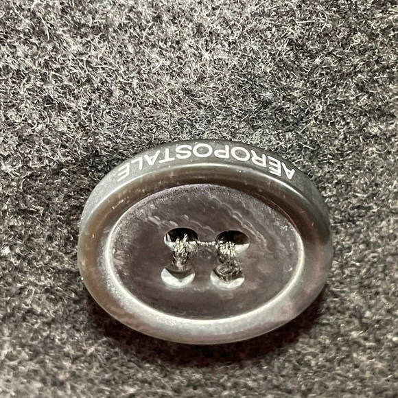 Aeropostale Grey Double Breasted Coat Collared Pea Coat Sz XXL - Picture 11 of 11